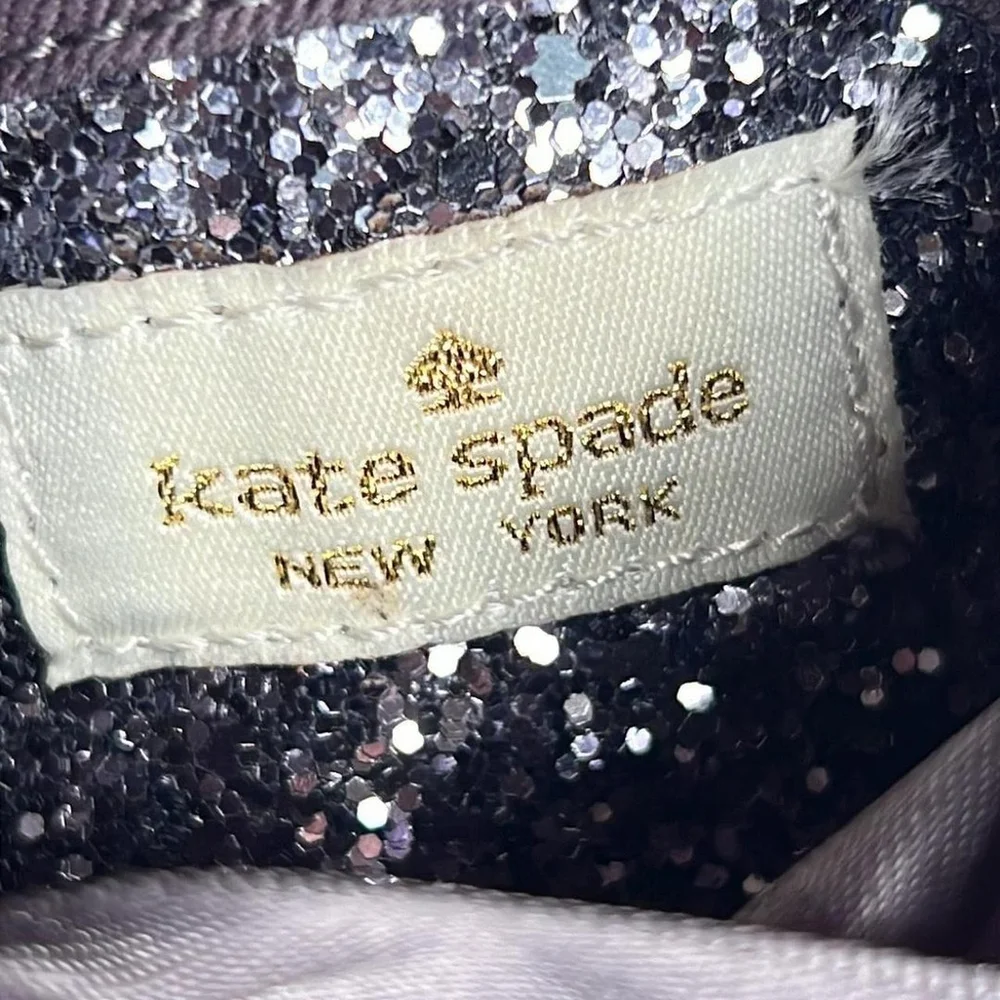 Kate Spade New York Champion Silver Glitter Sneakers 9.5